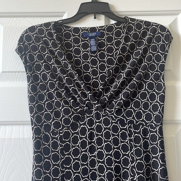 Chaps Black Midi Dress - Picture 3 of 4